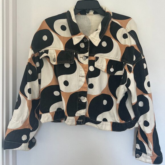 Vintage Yin Yang Jacket - Fits like a Small/Medium - Picture 1 of 3